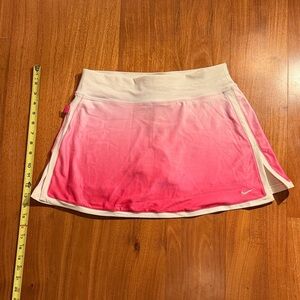 Nike Pink and White Skirt